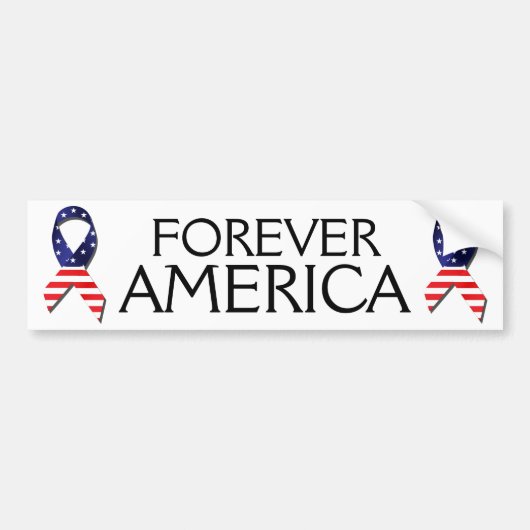 Forever-Amerikaanse Bumpersticker (Voorkant)