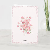 Forever and Always Vintage White Dove Card - Roman Kaart (Achterkant)