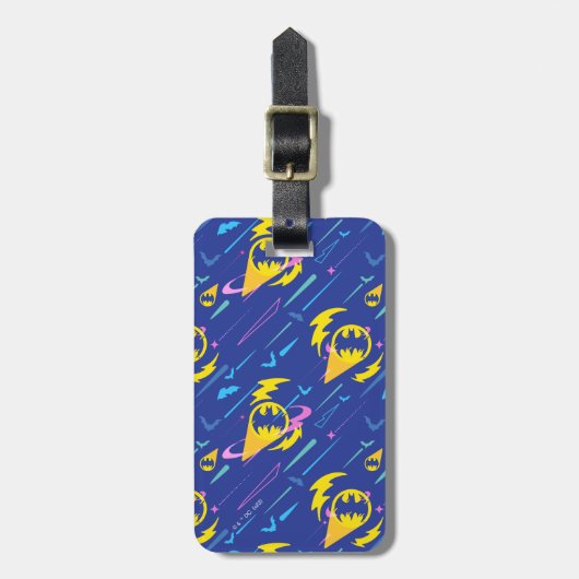 Forever Batman Bat Signal Pattern Bagagelabel (Voorkant verticaal)