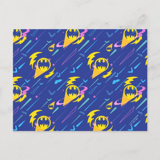 Forever Batman Bat Signal Pattern Briefkaart (Voorkant)