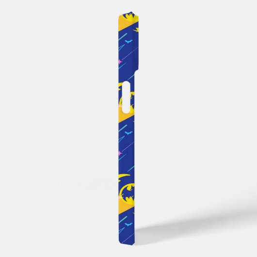 Forever Batman Bat Signal Pattern Case-Mate iPhone Case (Achterkant / Rechts)