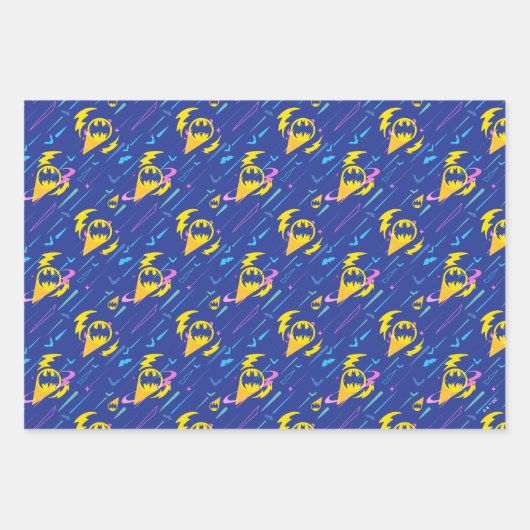 Forever Batman Bat Signal Pattern Inpakpapier Vel (Voorkant 3)