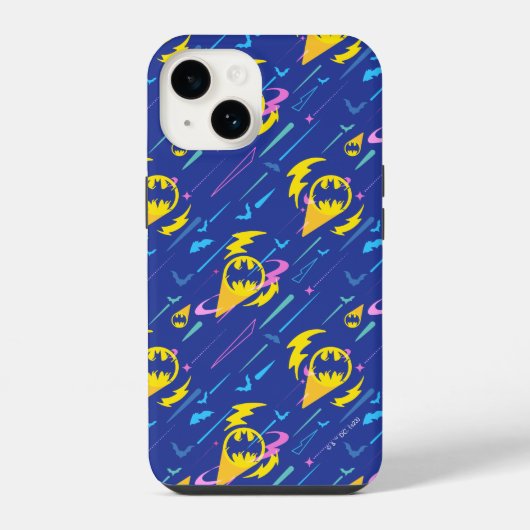 Forever Batman Bat Signal Pattern iPhone Hoesje (Achterkant)