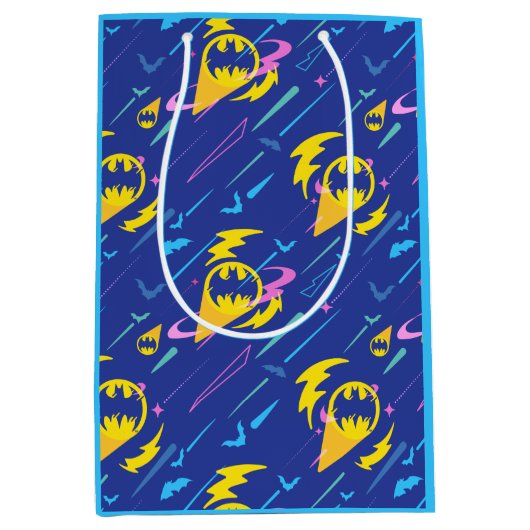 Forever Batman Bat Signal Pattern Medium Cadeauzakje (Voorkant)