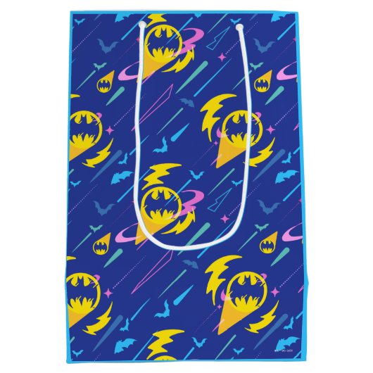 Forever Batman Bat Signal Pattern Medium Cadeauzakje (Achterkant)
