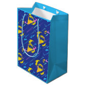 Forever Batman Bat Signal Pattern Medium Cadeauzakje (Achterkant Gekanteld)