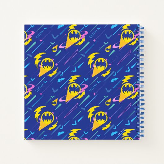 Forever Batman Bat Signal Pattern Notitieboek (Achterkant)
