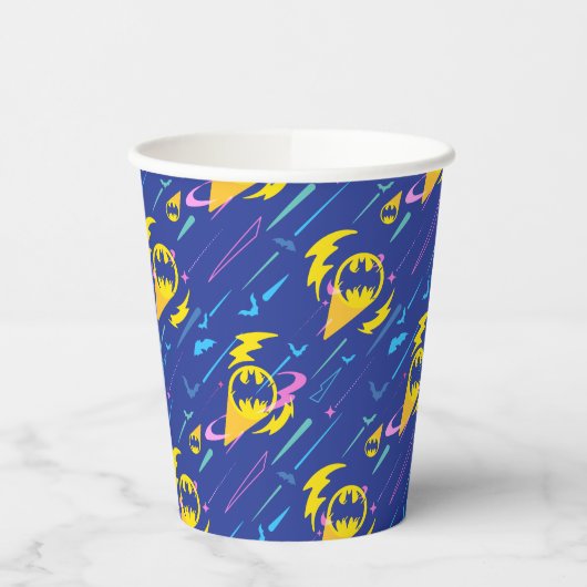 Forever Batman Bat Signal Pattern Papieren Bekers (Links)