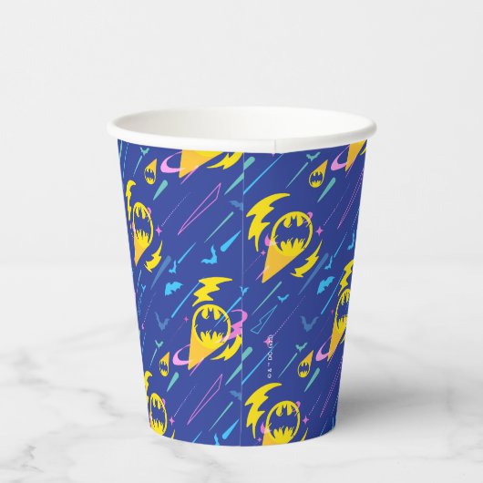 Forever Batman Bat Signal Pattern Papieren Bekers (Rechts)