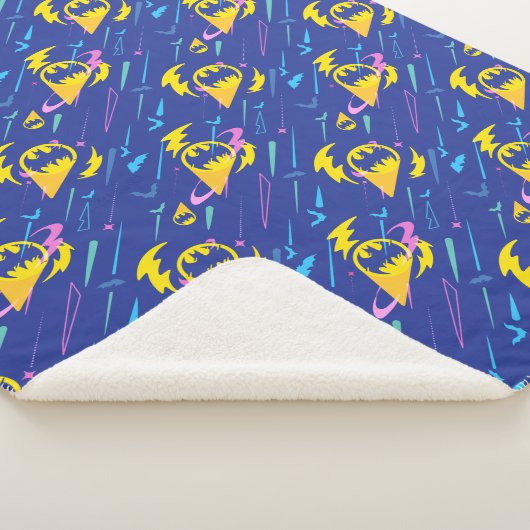 Forever Batman Bat Signal Pattern Sherpa Deken (3/4)