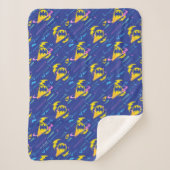 Forever Batman Bat Signal Pattern Sherpa Deken (Voorkant)