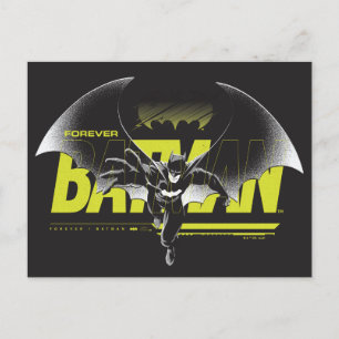 Forever Batman die grafisch bekijkt Briefkaart
