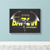 Forever Batman die grafisch bekijkt Canvas Afdruk (Insitu (Houten vloer))