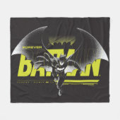Forever Batman die grafisch bekijkt Fleece Deken (Voorkant (Horizontaal))