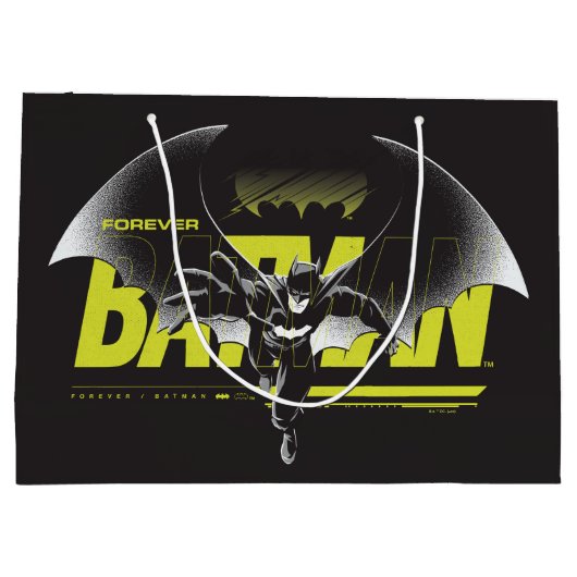 Forever Batman die grafisch bekijkt Groot Cadeauzakje (Achterkant)