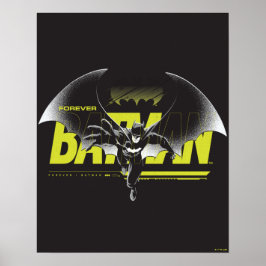 Forever Batman die grafisch bekijkt Poster