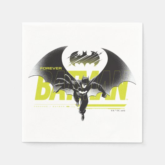 Forever Batman die grafisch bekijkt Servet (Voorkant)