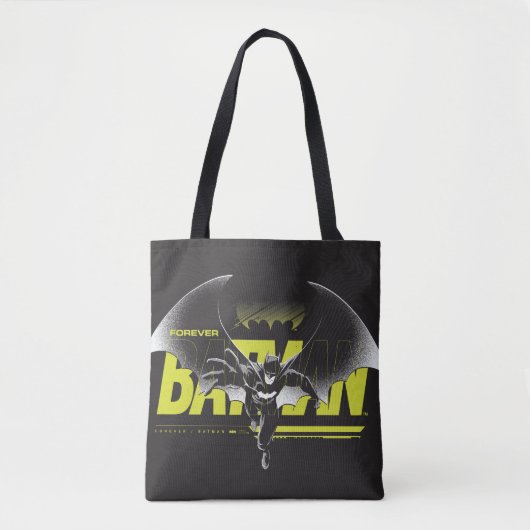 Forever Batman die grafisch bekijkt Tote Bag (Voorkant)