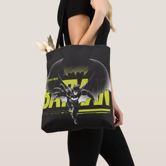 Forever Batman die grafisch bekijkt Tote Bag (Dichtbij)