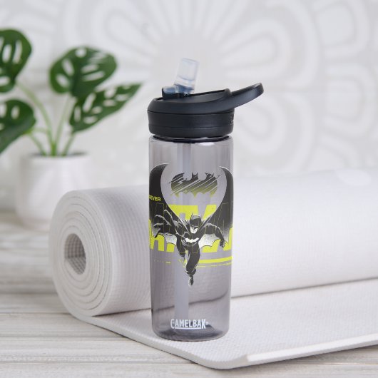 Forever Batman die grafisch bekijkt Waterfles (Links)