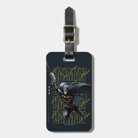 Forever Batman Grappling Hook Bagagelabel (Voorkant verticaal)