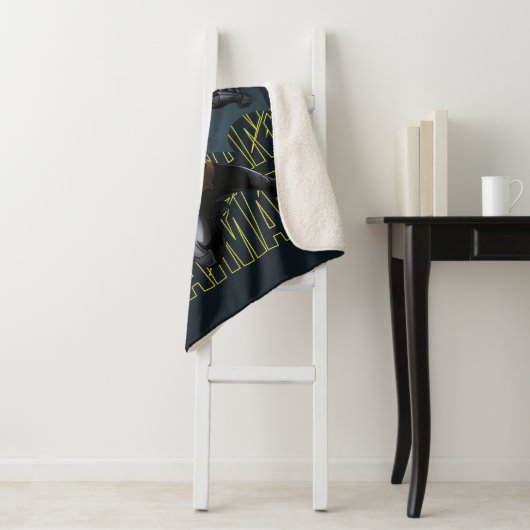 Forever Batman Grappling Hook Sherpa Deken (In situ)