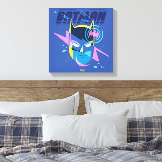 Forever Batman licht op kop Grafisch Canvas Afdruk (Insitu (Slaapkamer))