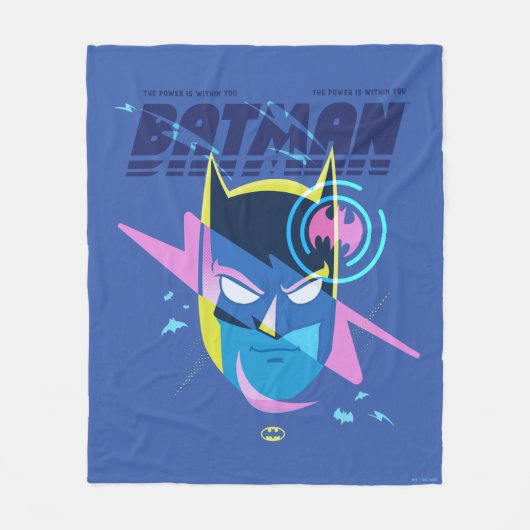 Forever Batman licht op kop Grafisch Fleece Deken (Voorkant)