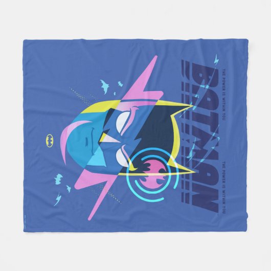 Forever Batman licht op kop Grafisch Fleece Deken (Voorkant (Horizontaal))