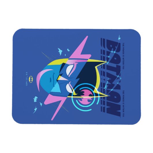 Forever Batman licht op kop Grafisch Magneet (Horizontaal)