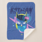 Forever Batman licht op kop Grafisch Sherpa Deken (Voorkant)