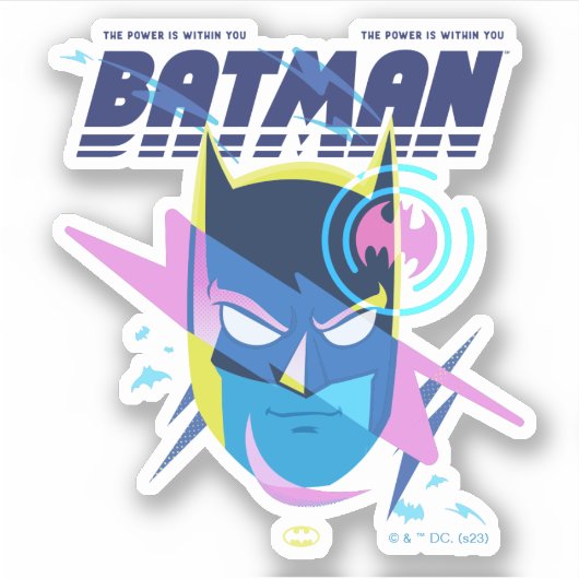 Forever Batman licht op kop Grafisch Sticker (Voorkant)