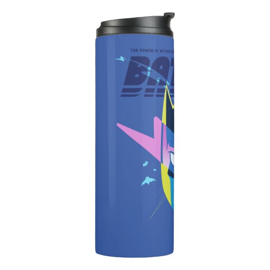 Forever Batman licht op kop Grafisch Thermosbeker (Gedraaid links)