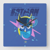 Forever Batman licht op kop Grafisch Vierkante Klok (Voorkant)