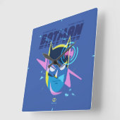 Forever Batman licht op kop Grafisch Vierkante Klok (Hoek)