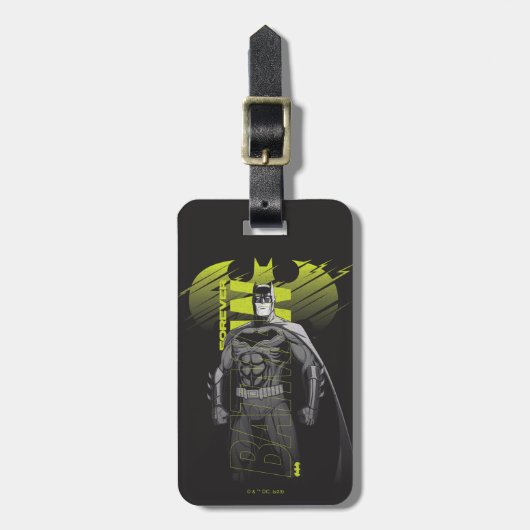 Forever Batman Power Up Character Art Bagagelabel (Voorkant verticaal)