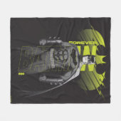 Forever Batman Power Up Character Art Fleece Deken (Voorkant (Horizontaal))
