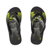 Forever Batman Power Up Character Art Kinder Teenslippers (Voetbed)