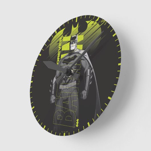 Forever Batman Power Up Character Art Ronde Klok (Hoek)