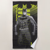 Forever Batman Power Up Character Art Strandlaken (Voorkant)