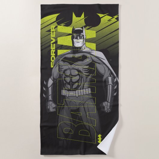 Forever Batman Power Up Character Art Strandlaken (Voorkant)