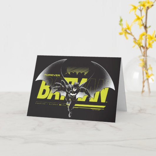 Forever Batman Reaching Graphic Kaart (Gele Bloem)