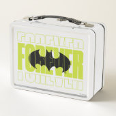 Forever Batman Typografie Symbool Grafisch (Achterkant)
