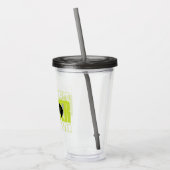 Forever Batman Typografie Symbool Grafisch Acryl Drinkbeker (Links)