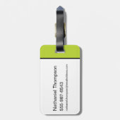 Forever Batman Typografie Symbool Grafisch Bagagelabel (Achterkant verticaal)