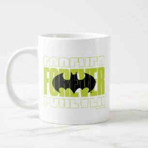 Forever Batman Typografie Symbool Grafisch Grote Koffiekop