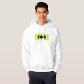 Forever Batman Typografie Symbool Grafisch Hoodie (Voorkant volledig)