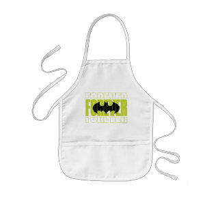 Forever Batman Typografie Symbool Grafisch Kinder Schort
