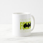 Forever Batman Typografie Symbool Grafisch Koffiemok (Voorkant rechts)