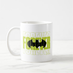 Forever Batman Typografie Symbool Grafisch Koffiemok